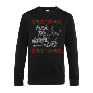 Fuck the normal life - Christmas Edition - Felpa girocollo